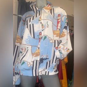 1990’s Alfred Dunner nautical theme jacket